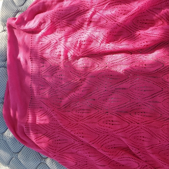 Collection's E.T.C. Pink Women's Open Sweater (Size XL) - Picture 10 of 11